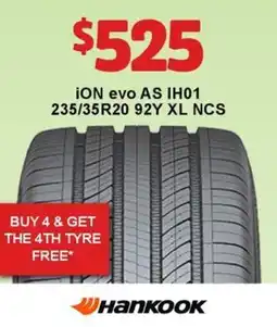 Jax Tyres ION evo AS IH01 offer