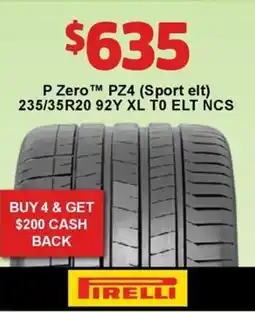 Jax Tyres P Zero PZ4 offer