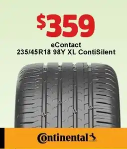 Jax Tyres Continental eContact offer