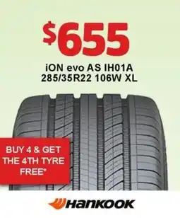 Jax Tyres Ion evo as ih01a offer