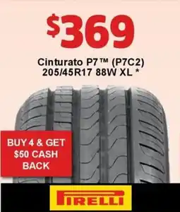 Jax Tyres Cinturato P7 offer