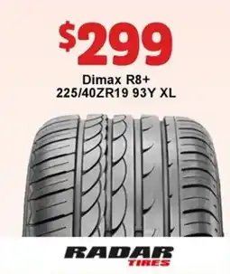Jax Tyres Dimax R8 offer