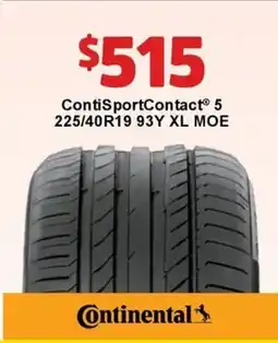 Jax Tyres Conti Sport Contact 5 offer