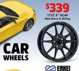 Jax Tyres ENKEI Matt Black & Milling offer