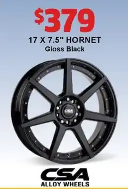 Jax Tyres CSA ALLOY WHEELS offer
