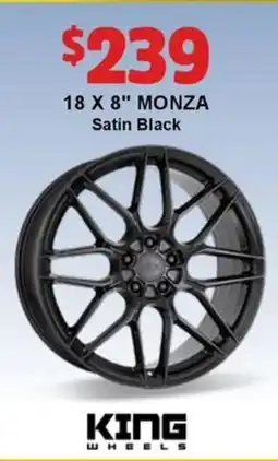 Jax Tyres MONZA Satin Black offer