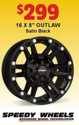 Jax Tyres OUTLAW Satin Black offer