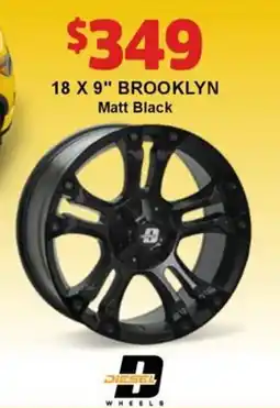 Jax Tyres BROOKLYN Matt Black offer
