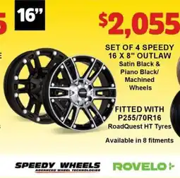 Jax Tyres SET OF 4 SPEEDY offer