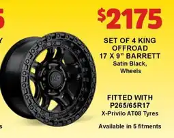 Jax Tyres SET OF 4 KING OFFROAD offer