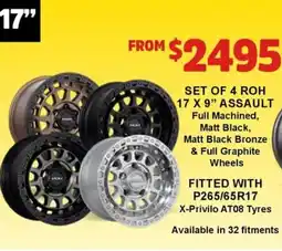 Jax Tyres SET OF 4 ROH offer