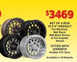 Jax Tyres SET OF 4 ROH offer