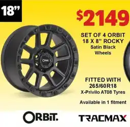 Jax Tyres SET OF 4 ORBIT offer