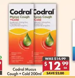 Pharmacy4Less Codral Mucus Cough + Cold offer