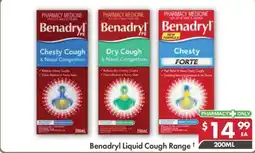 Pharmacy4Less Benadryl Liquid Cough Range offer