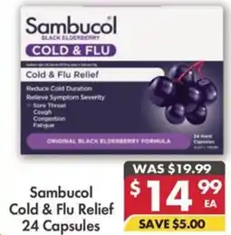 Pharmacy4Less Sambucol Cold & Flu Relief offer
