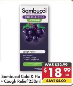 Pharmacy4Less Sambucol Cold & Flu Cough Relief offer