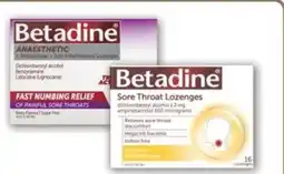 Pharmacy4Less Betadine Anaesthetic Lozenges Berry or Honey & Lemon offer