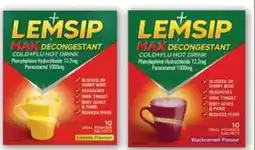 Pharmacy4Less Lemsip cough decongestant lemon or blackcurrant offer