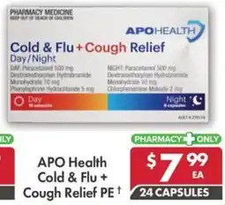 Pharmacy4Less APO Health Cold & Flu Cough Relief PE offer