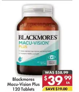 Pharmacy4Less BLACKMORES Macu-Vision Plus offer