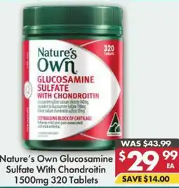Pharmacy4Less Nature's own glucosamine sulfate with chondroitin offer