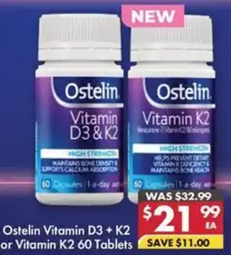 Pharmacy4Less Ostelin Vitamin D3 + K2 offer