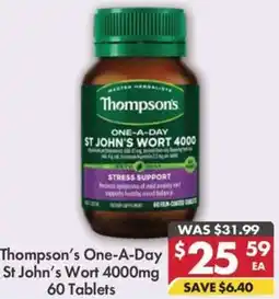 Pharmacy4Less Thompson's one-a-day st john's wort offer