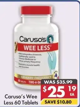 Pharmacy4Less Caruso's wee less offer