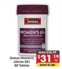 Pharmacy4Less Swisse Women's Ultivite 65+ offer