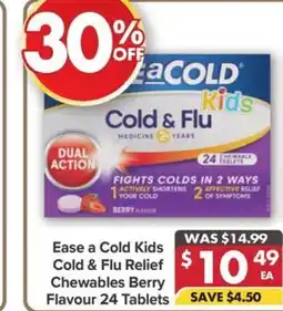Pharmacy4Less Ease a Cold Kids Cold & Flu Relief offer