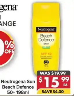 Pharmacy4Less Neutrogena Sun Beach Defence offer