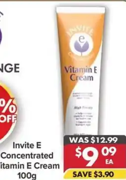 Pharmacy4Less Invite E Concentrated Vitamin E Cream offer