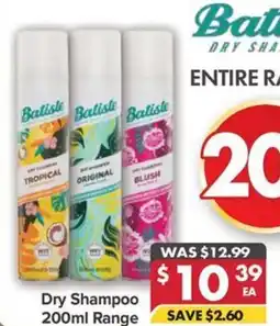 Pharmacy4Less Baliste Dry Shampoo offer