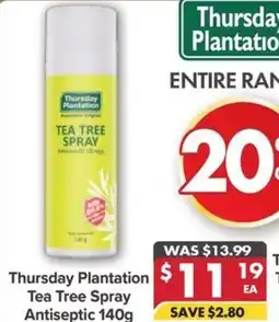 Pharmacy4Less Thursday Plantation Tea Tree Antifungal offer