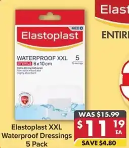 Pharmacy4Less Elastoplast xxl waterproof dressings offer