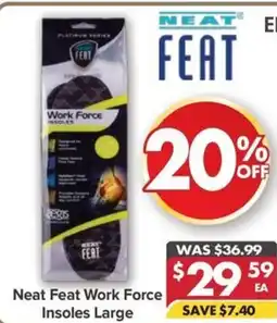 Pharmacy4Less Neat feat work force insoles large offer