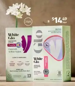 ALDI White Glo Whitening Strips offer
