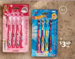 ALDI Kid's Licensed Toothbrush offer