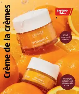 ALDI Lacura Vitamin C Brightening Gel Face Cream or Vitamin C Glowing Eye Cream offer