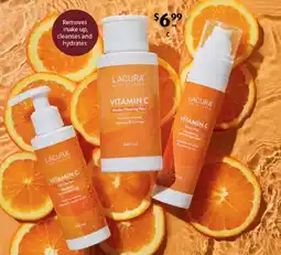 ALDI Lacura Vitamin C Foaming Gel Cleanser, Vitamin C Toner Mist, or Vitamin C Micellar Cleansing Water offer