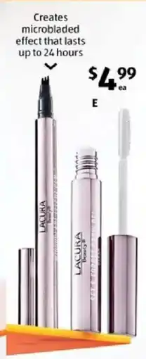 ALDI LACURA Creates microbladed offer