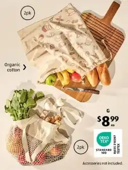 ALDI Organic Cotton Kitchen Textiles offer