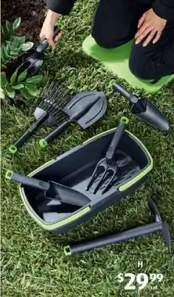 ALDI Garden Tool Set with Kneeling Pad offer