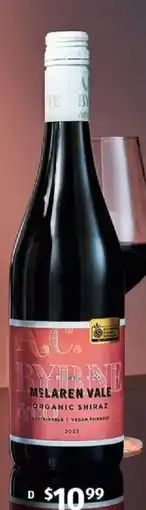 ALDI A.C. Byrne & Co McLaren Vale Shiraz 2023 offer
