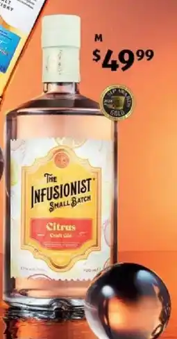 ALDI The Infusionist Citrus Gin offer