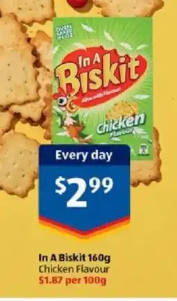 ALDI In A Biskit Chicken Flavour offer
