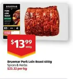 ALDI Bruemar Pork Loin Roast offer