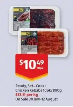 ALDI Chicken Kebabs offer