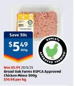 ALDI Chicken Mince offer